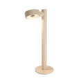 Sompex Ronda Oplaadbare Tafellamp Sand│art. 79063│vooraanzicht met sfeerlicht aan