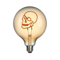 Sompex LED-Filament lamp Large Skull│art. 625137│vooraanzicht met witte achtergrond en licht uit