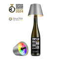 Sompex Top 2.0 Graphite Metallic│vooraanzicht met logo's van Awards