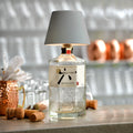 Sompex Top 2.0 Oplaadbare Flessenlamp│Grijs│Buitenverlichting│art. 72533│op Japanse Gin fles