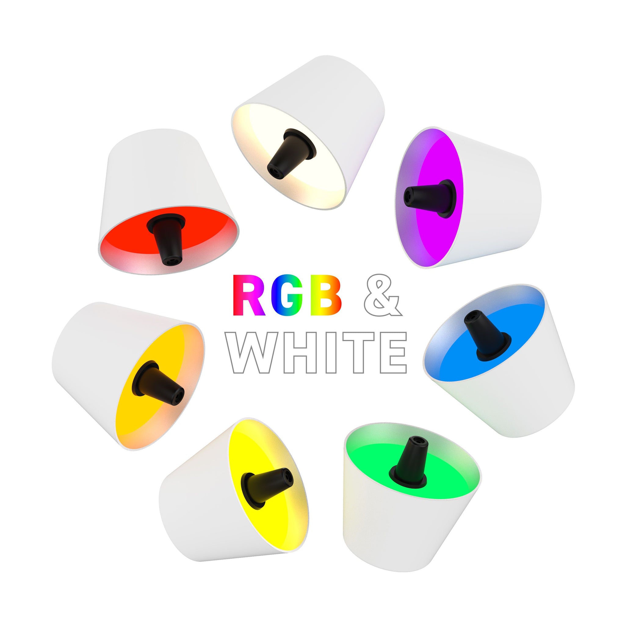 Sompex Top 2.0 Oplaadbare Flessenlamp│Wit│Buitenverlichting│art. 72521│diverse RGB kleuren en witte verlichting