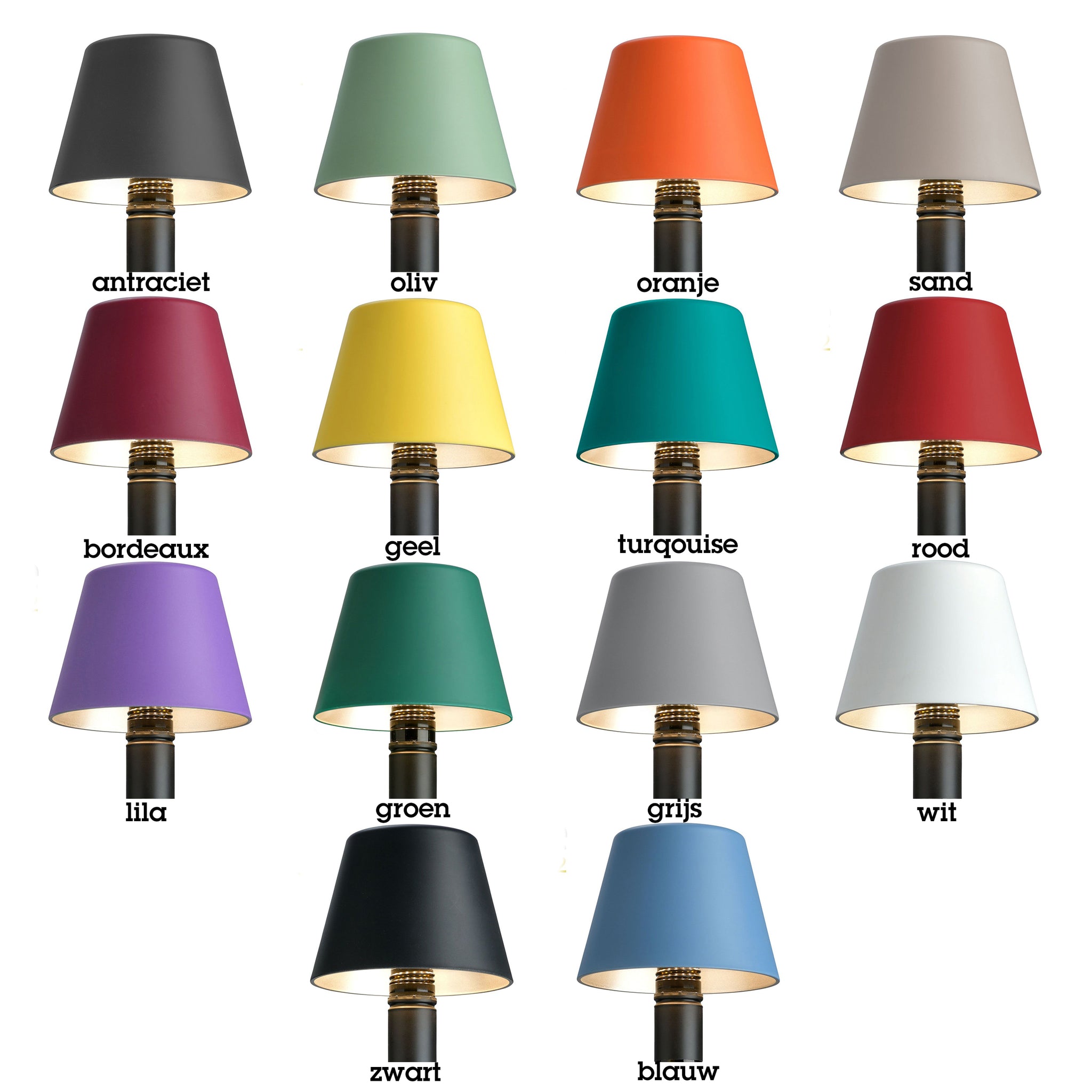 Sompex Top 2.0 Oplaadbare Flessenlamp│Groen│Buitenverlichting│art.72527│overzicht kleuren