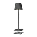 Sompex Troll 2.0 Antraciet│Oplaadbare Tafellamp│Buitenverlichting│art. 78180│met draadloze oplader