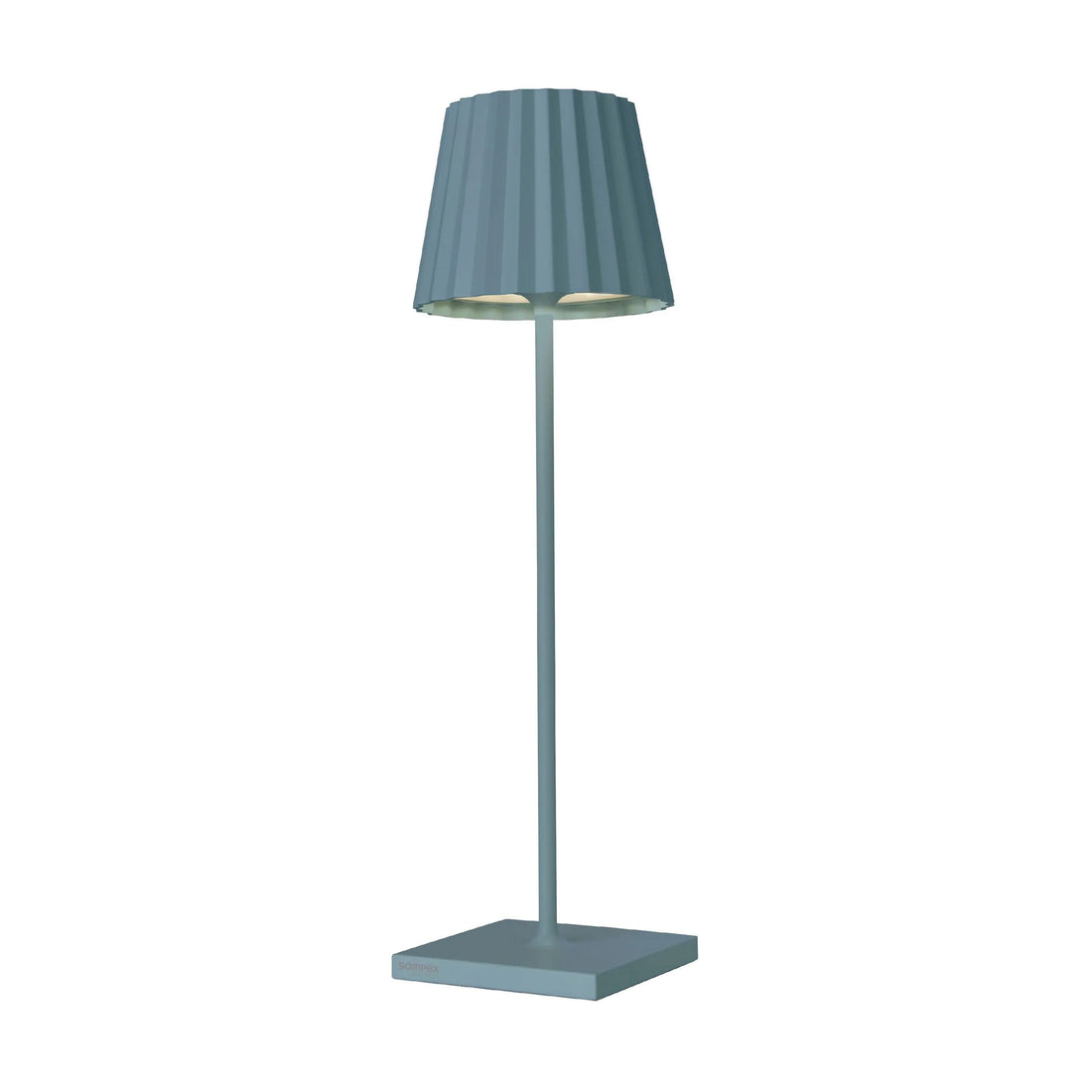 Sompex Troll 2.0 Blauw│Oplaadbare Tafellamp│Buitenverlichting│art. 78175│voorkant met witte achtergrond