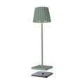 Sompex Troll 2.0 Olijfgroen│Oplaadbare Tafellamp│Buitenverlichting│art. 78174│met draadloze oplader