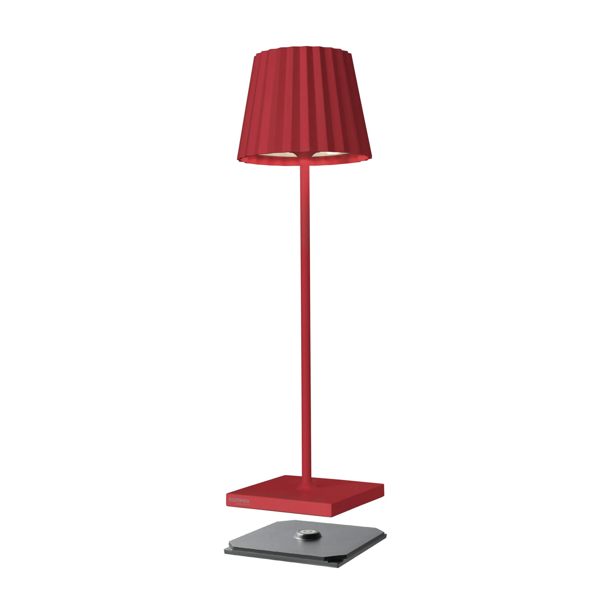 Sompex Troll 2.0 Rood│Buitenverlichting│art. 78181│zwvend boven oplaadstation