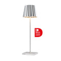 Sompex Troll 2.0 Zilver│Oplaadbare Tafellamp│Buitenverlichting│art. 78186│met logo Best of Design