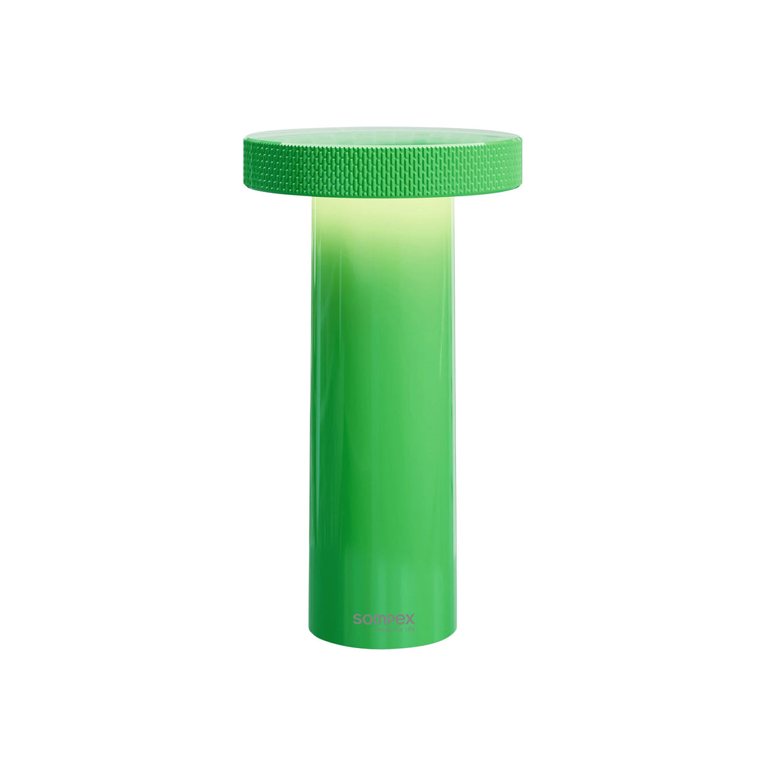 Sompex Volume Oplaadbare Tafellamp Neon Groen│art. 78541│voorazicht met witte achtergrond