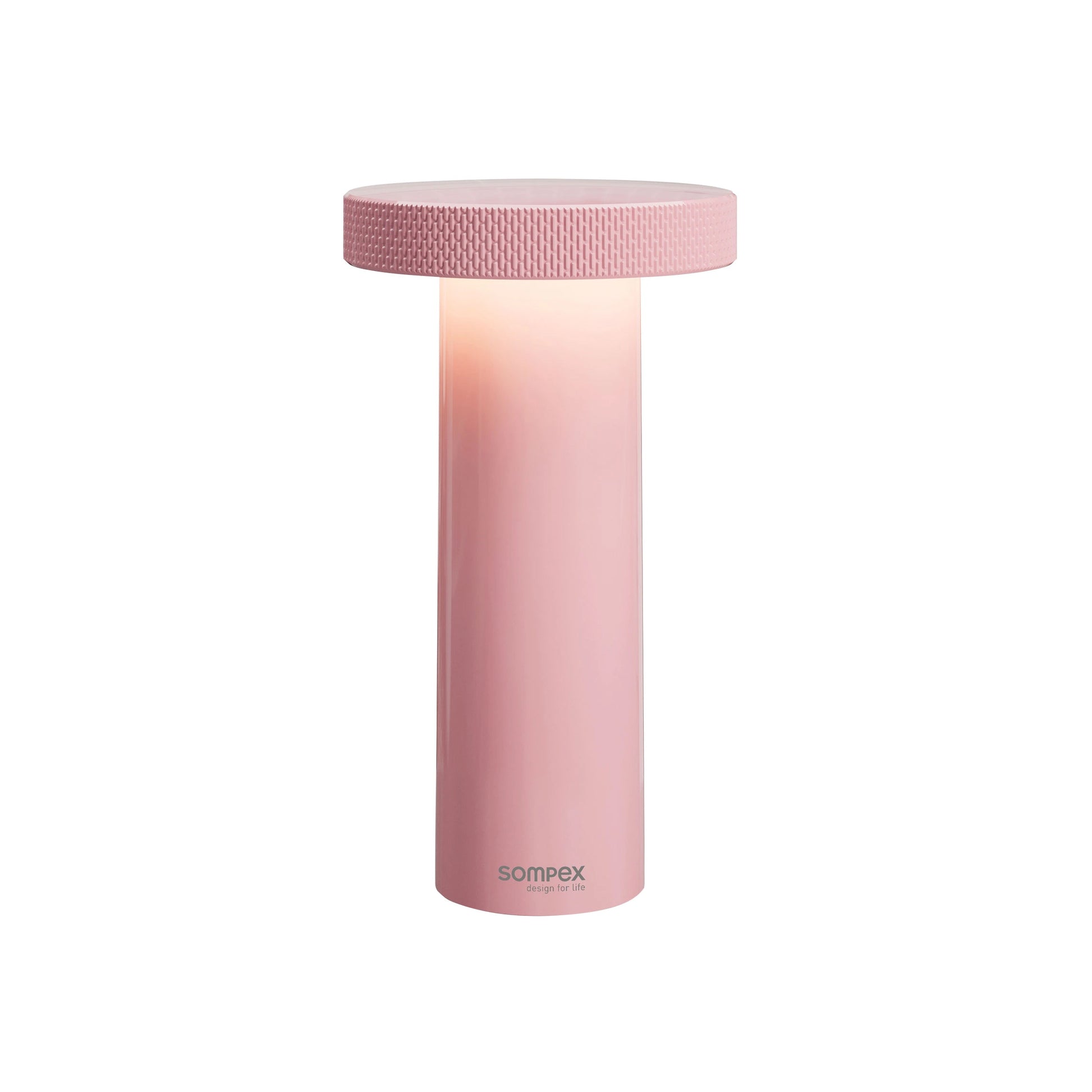 Sompex Volume Oplaadbare Tafellamp Rose│Art. 78536│vooraanzicht met witte achtergrond