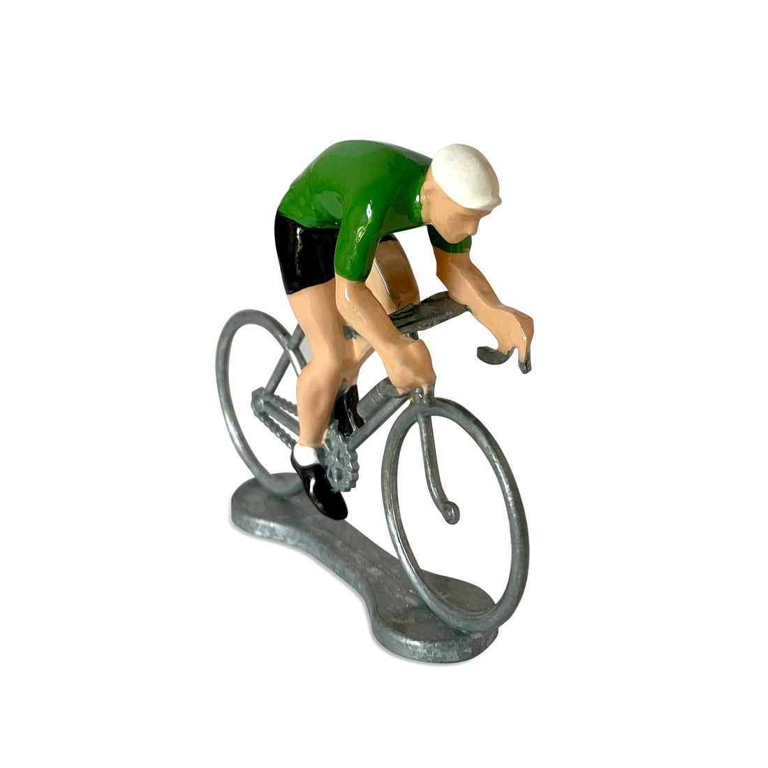 Miniatuur Wielrenner Sprinter Groene Trui│art. 303346│zijaanzicht