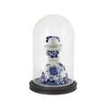 Glazen Stolp Royal Delft│art. 00630200│Met Proud Mary Classic Flowers