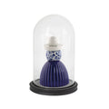 Glazen Stolp Royal Delft│art. 00630200│Met Proud Mary Cbalt Flower Pattern