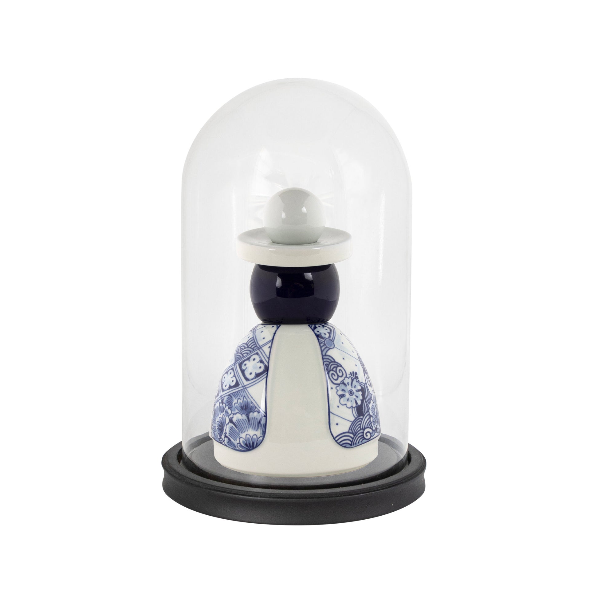 Glazen Stolp Royal Delft│art. 00630200│Met Proud Mary Cobalt pattern