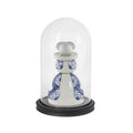 Glazen Stolp Royal Delft│art. 00630200│Met Proud Mary Ribbon Flower