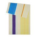 Strandlaken Martens & Martens Aqua Orange Purple & Yellow Suite702│art. CMMTT90AQORPUYE│achterkant met omvouw
