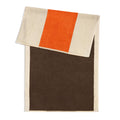 Strandlaken Martens&Martens Royal Orange&Brown│Suite702│art. MMTT90ORBR│achterkant