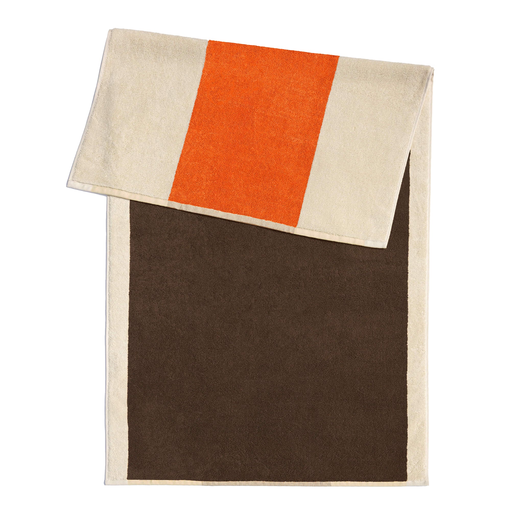 Strandlaken Martens&Martens Royal Orange&Brown│Suite702│art. MMTT90ORBR│achterkant