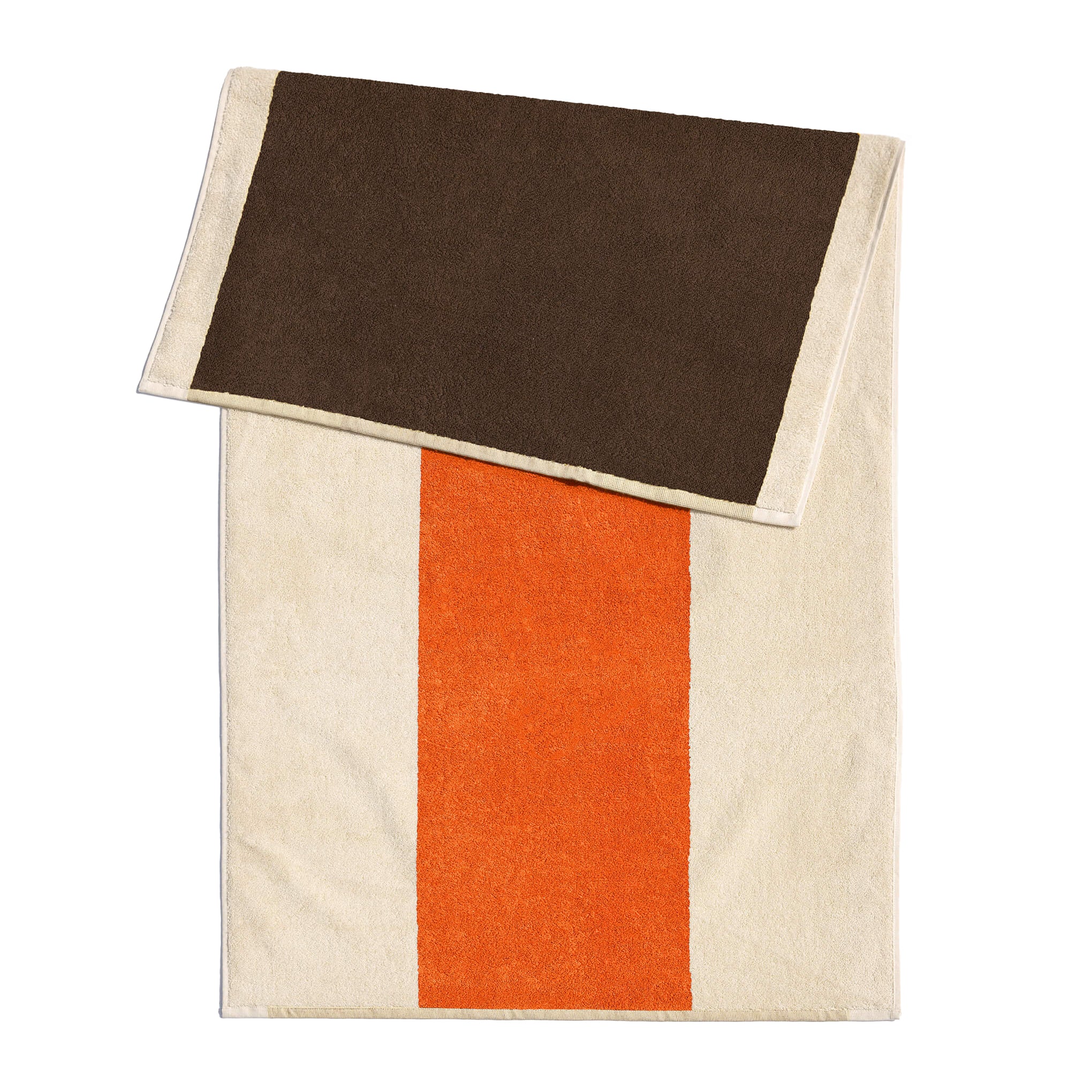 Strandlaken Martens&Martens Royal Orange&Brown│Suite702│art. MMTT90ORBR│voorkant