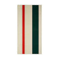 Strandlaken Martens & Martens Red Dark Green Toffee&Pink Suite702│art. CMMTT90REDGTOPI│voorkant witte achtergrond