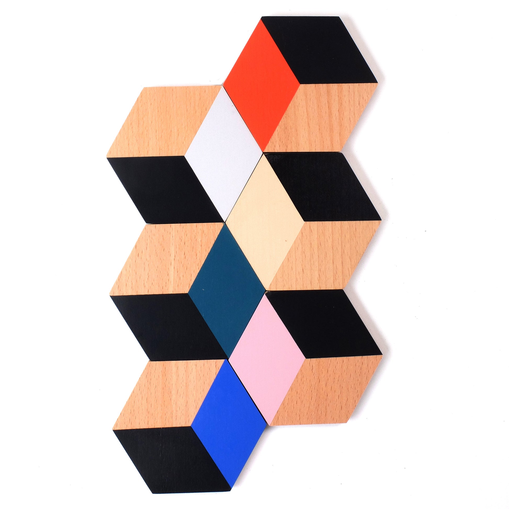 Onderzetters Table Tiles Modern Set│Areaware│art. BOTTMS│geometrisch patroon nr. 10