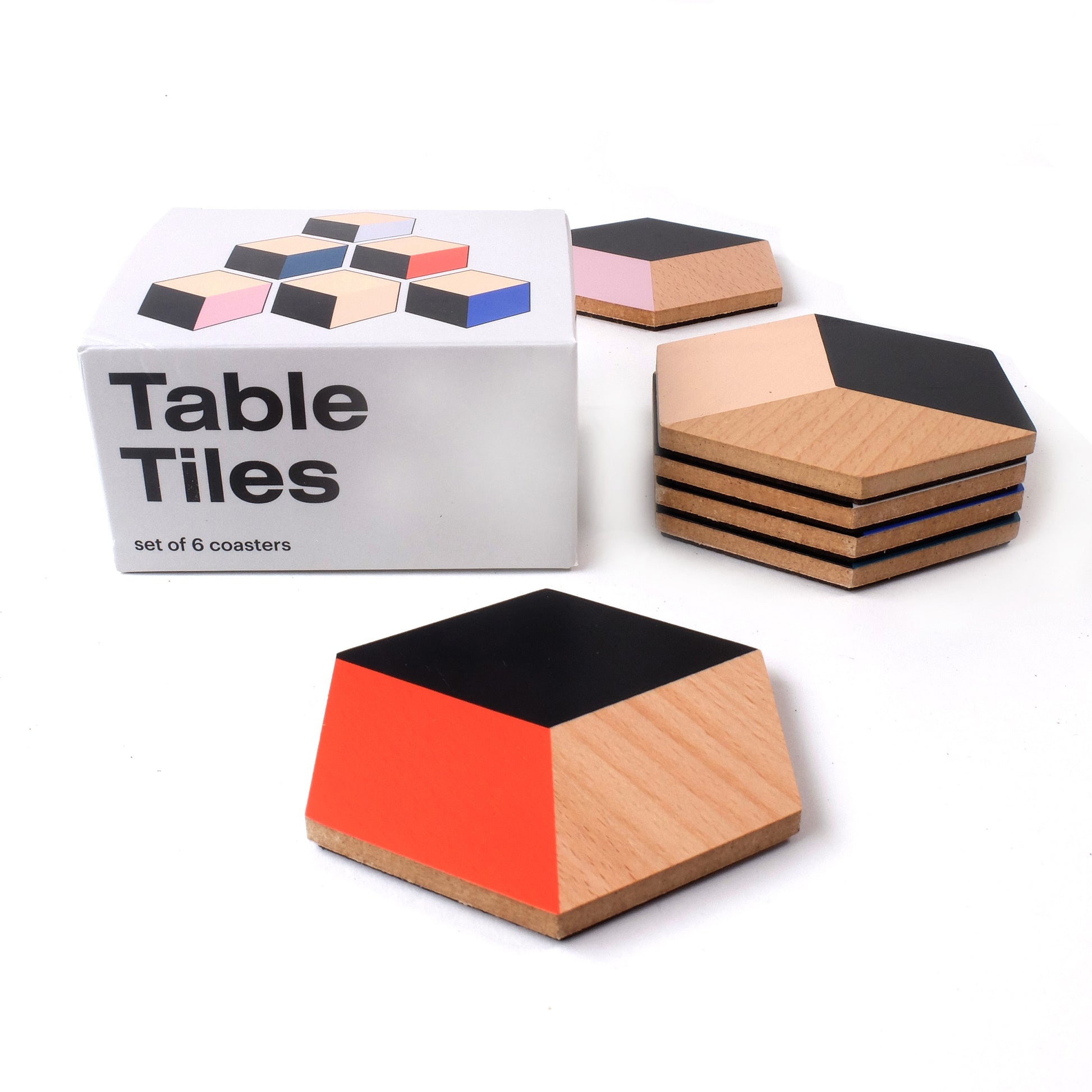 Onderzetters Table Tiles Modern Set│Areaware│art. BOTTMS│met verpakking