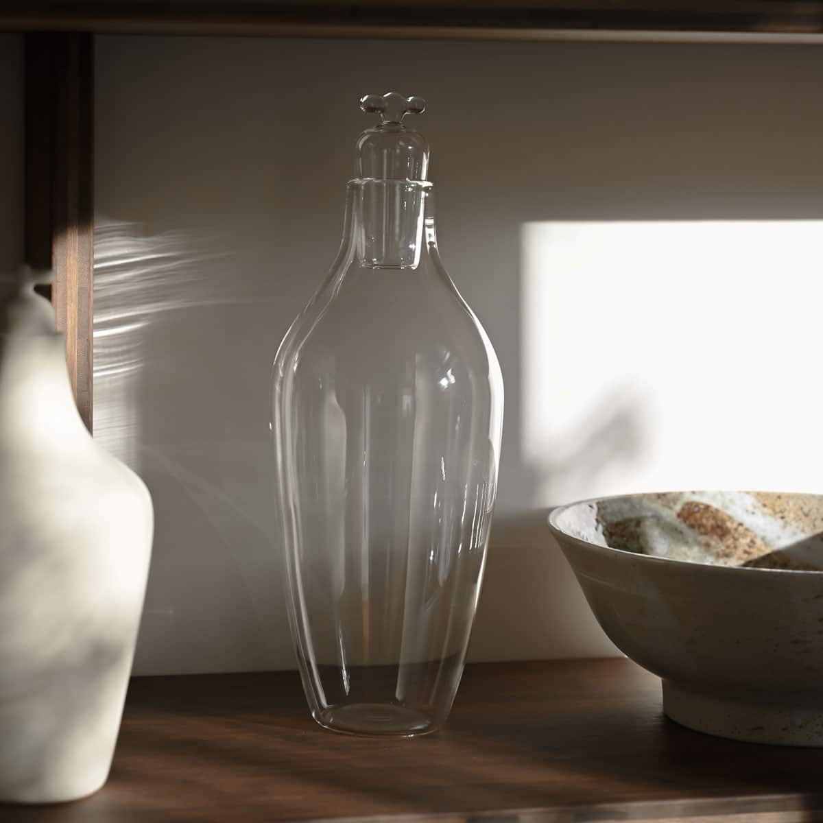 Tap Water Carafe Dune Borosilicaatglas│Vij5│naast witte versie ground water