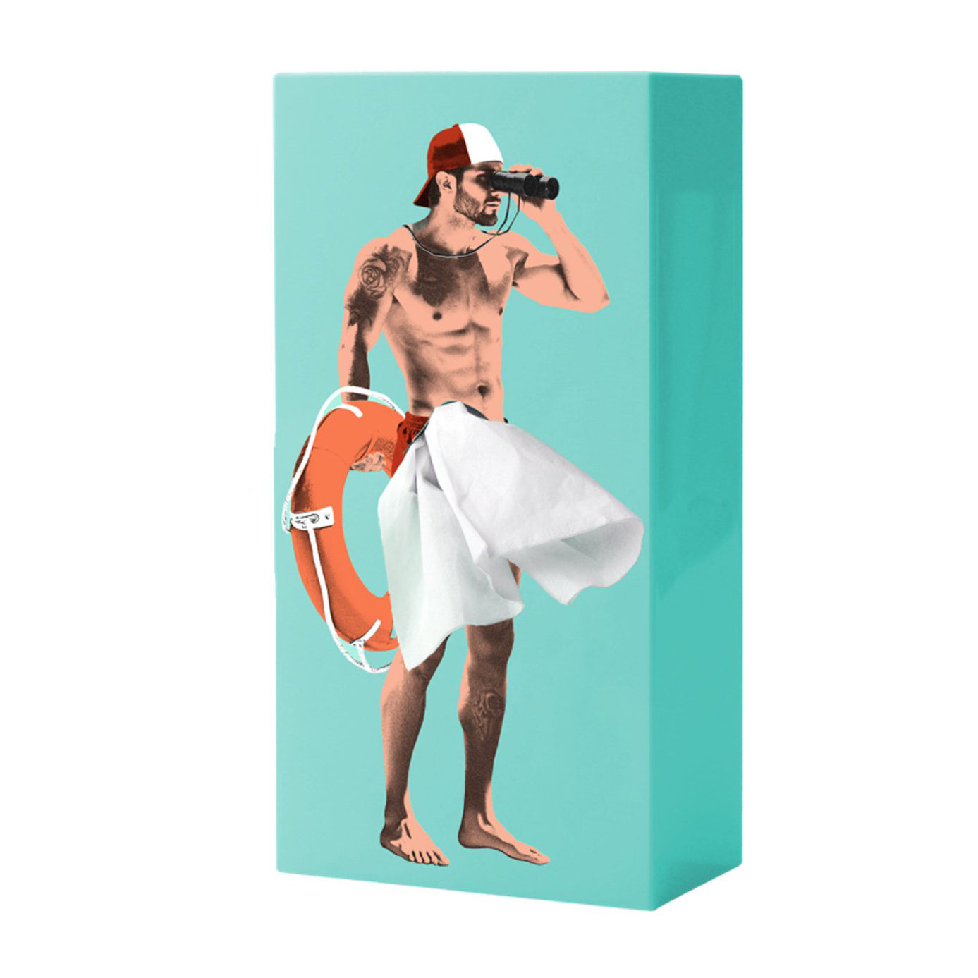 Tissue Up Boy Standwacht Blauw│Spextrum│art. TG006MAT│vooraanzicht