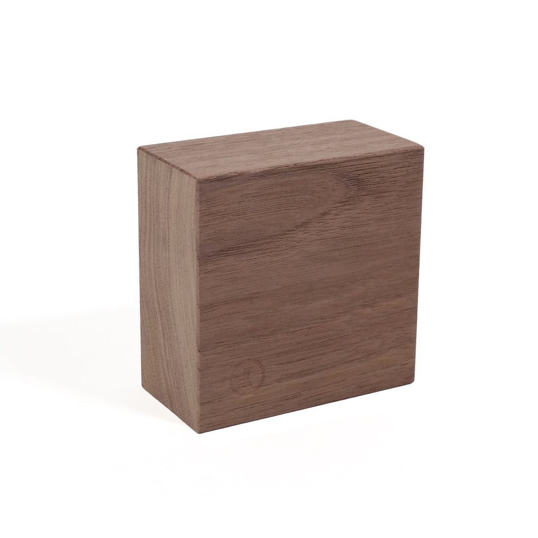 Traktor Magnetische Houten Kubus Walnoot│Kabinet van Look│voorkant schuin rechts