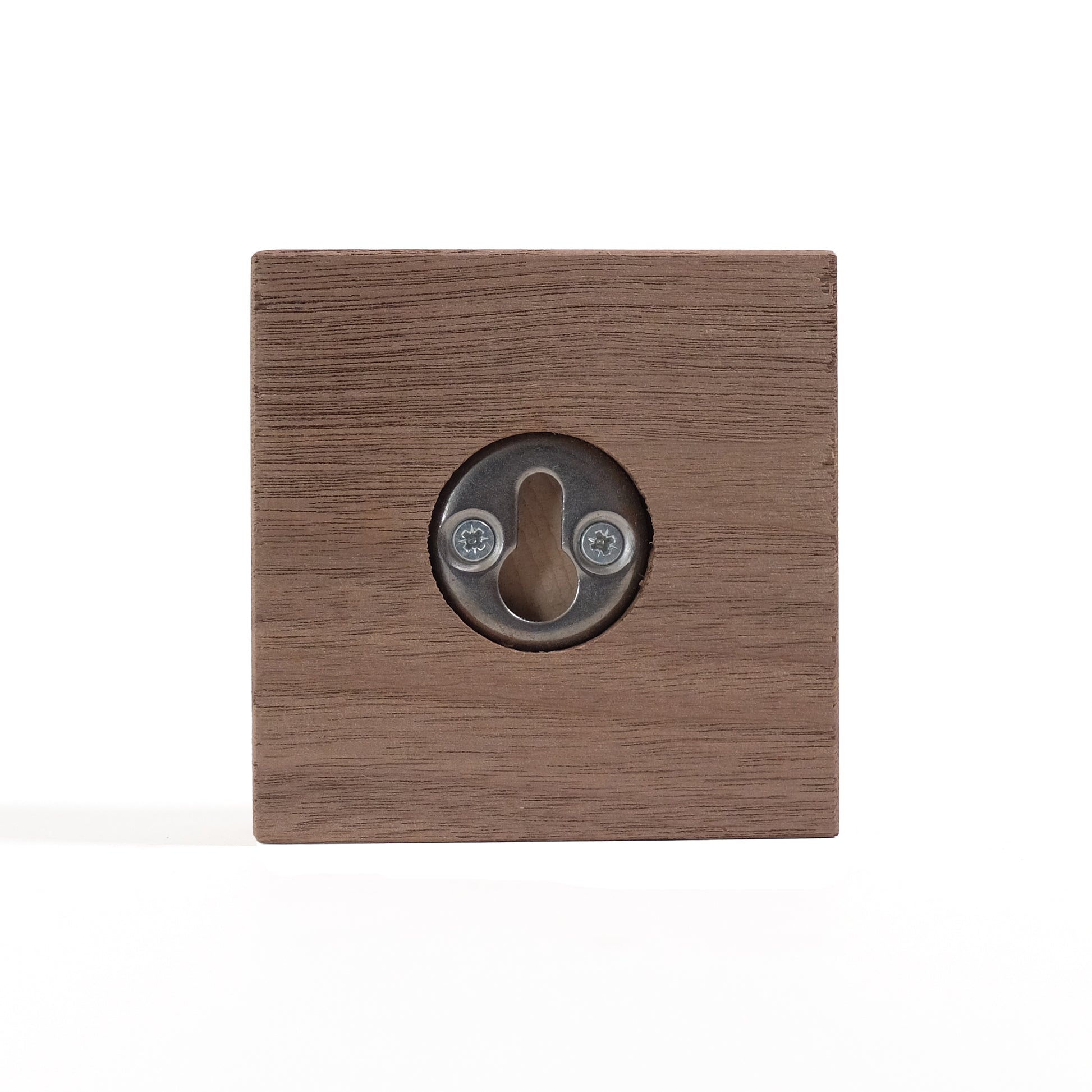 Traktor Magnetische Houten Kubus Walnoot│Kabinet van Look│achterkant
