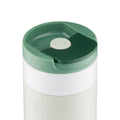 Dopper Travel Mug Small 300ml Forest Green - Detail dop met gesloten Flip Cap
