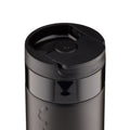 Dopper Travel Mug Large 400ml Blazing Black - detail dop met gesloten flip cap