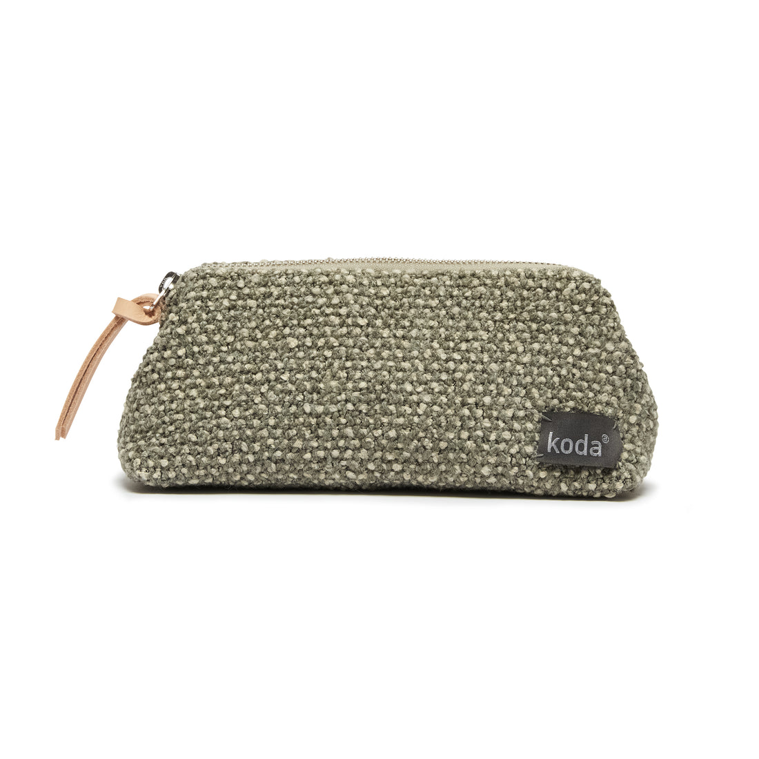 Etui Triangel Green-Melee│Koda Amsterdam│vooraanzicht met witte achtergrond
