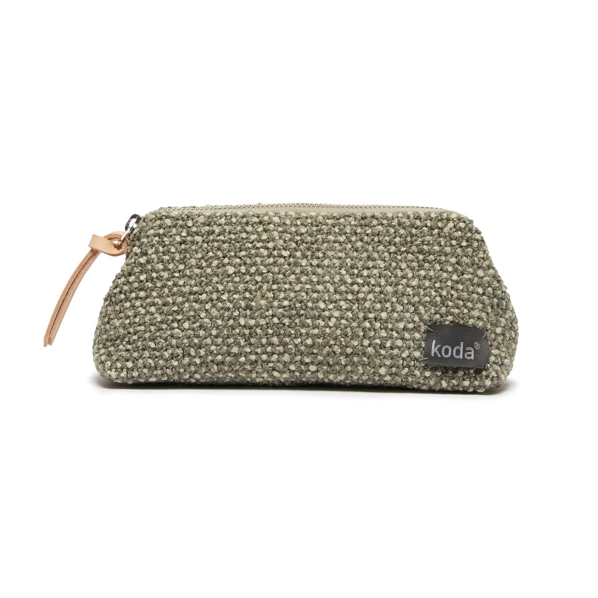 Etui Triangel Green-Melee│Koda Amsterdam│vooraanzicht met witte achtergrond