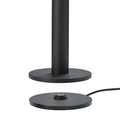 Sompex Tubo Buffet Oplaadbare LED Tafellamp 2-Lichts Zwart - detail van het oplaadstation
