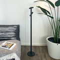 Tubo Oplaadbare Vloerlamp Dubbel Antraciet│Sompex│draadloos│art. 78122│in slaapkamet naast bed