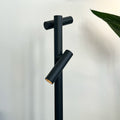 Tubo Oplaadbare Vloerlamp Dubbel Antraciet│Sompex│draadloos│art. 78122│detail lichtkoppen met verlichting aan