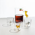 Drinkglas Tabby Cat│diverse soorten met karaf op achtergrond