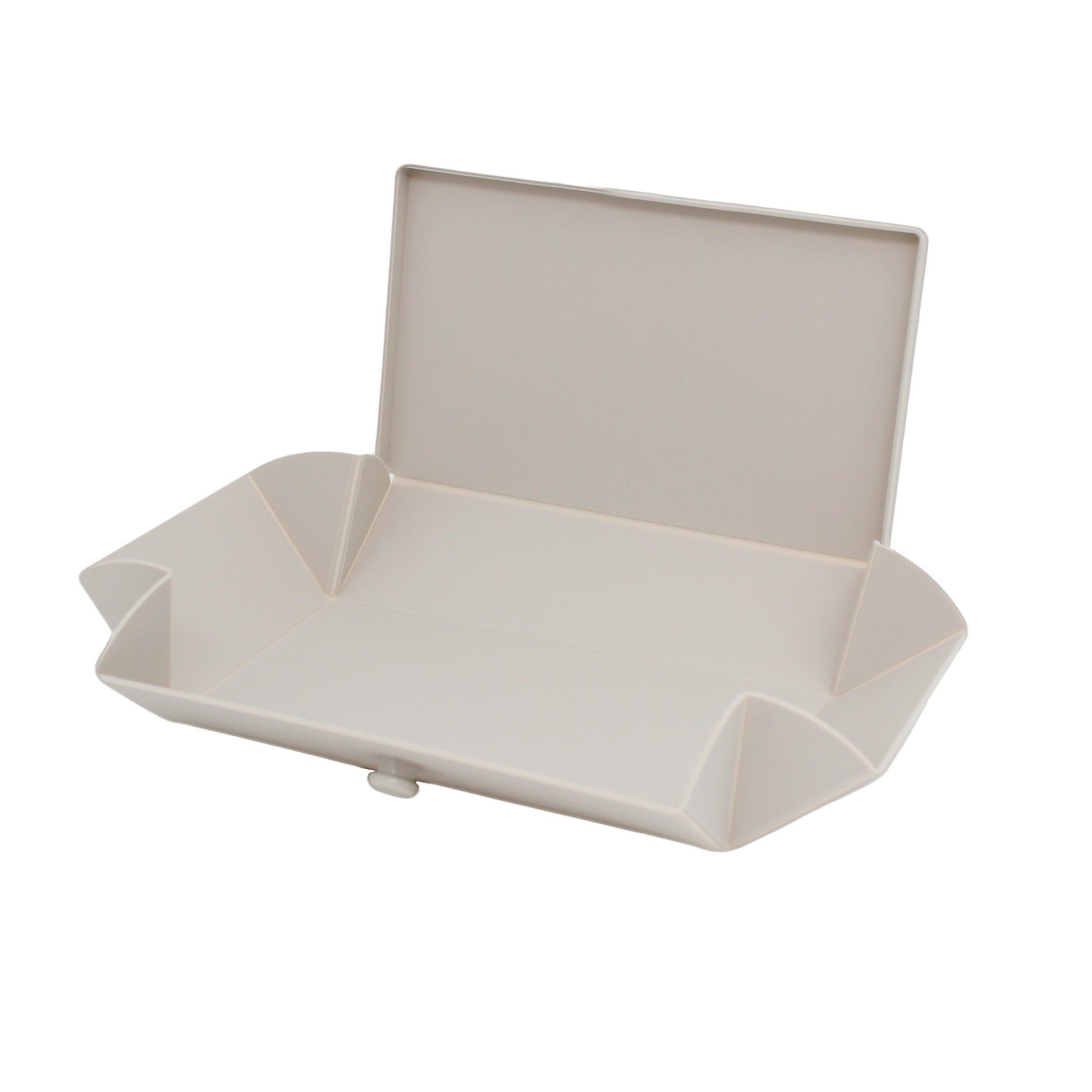Uhmm 01 Opvouwbare Luchbox Warm Grijs│art. 981497│geopend met witte achtergrond