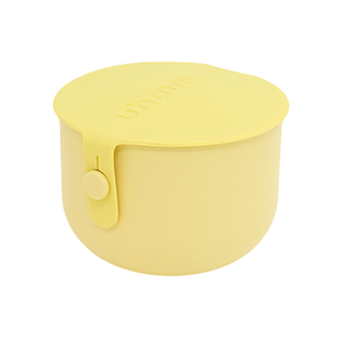 Uhmm Bowl no. 02 Citrus Geel - vooraanzicht met witte achtergrond.