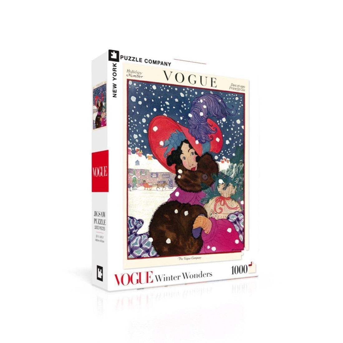 Puzzle Vogue Winter Wonders│art. NPZVG2304│vooraanzicht schuin