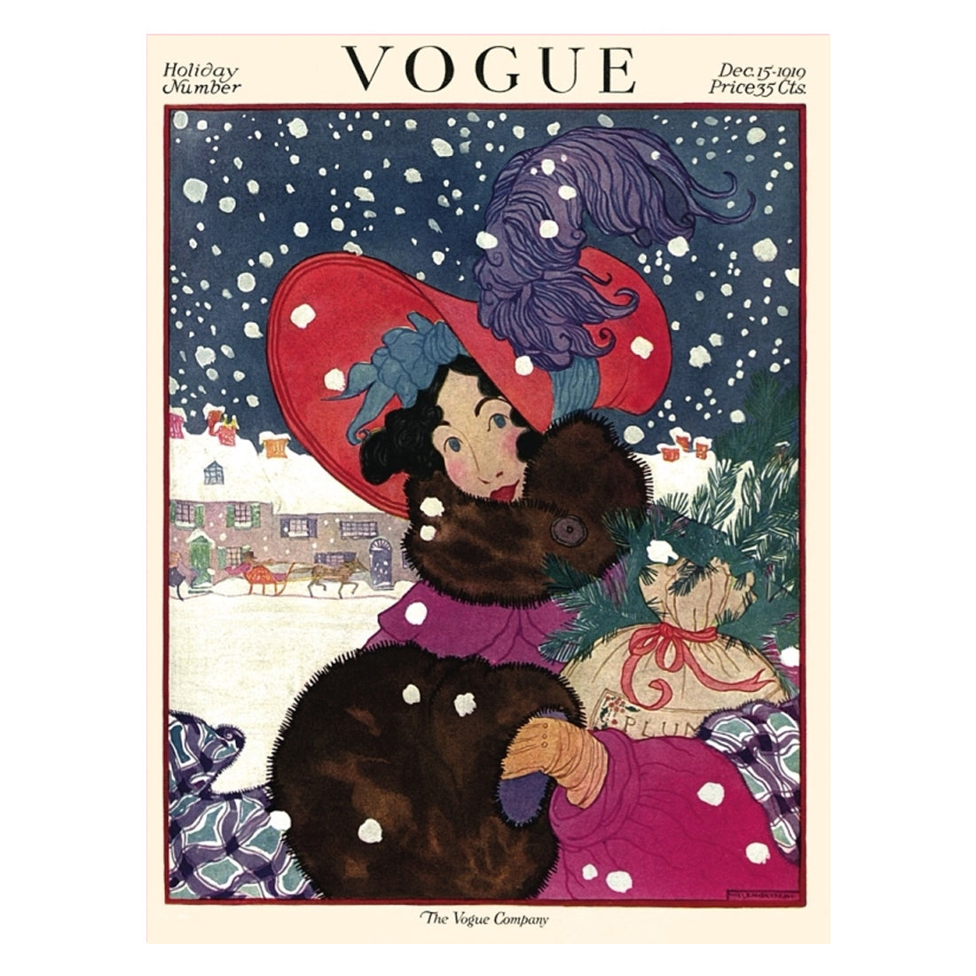 Puzzle Vogue Winter Wonders│art. NPZVG2304│vooraanzicht schuin