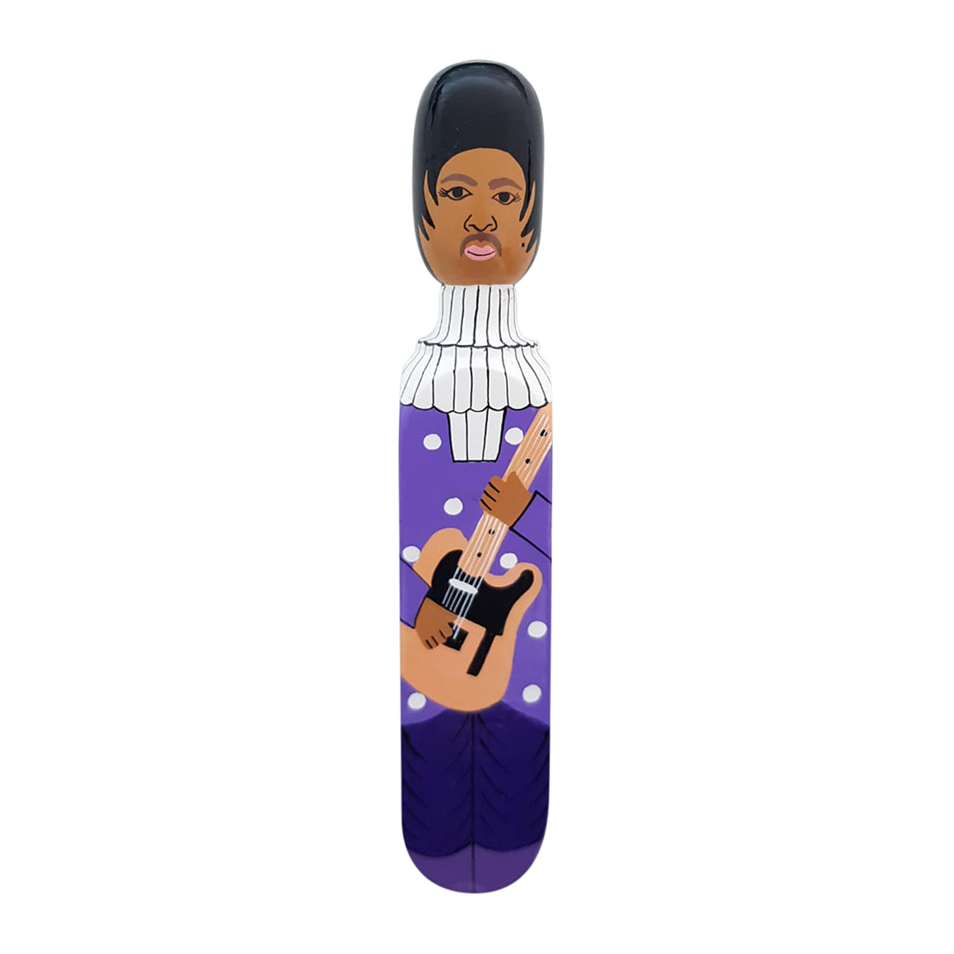 Wedgie Deurstoppet The Purple One ( Prince Look) - vooraanzicht met witte achtergrond