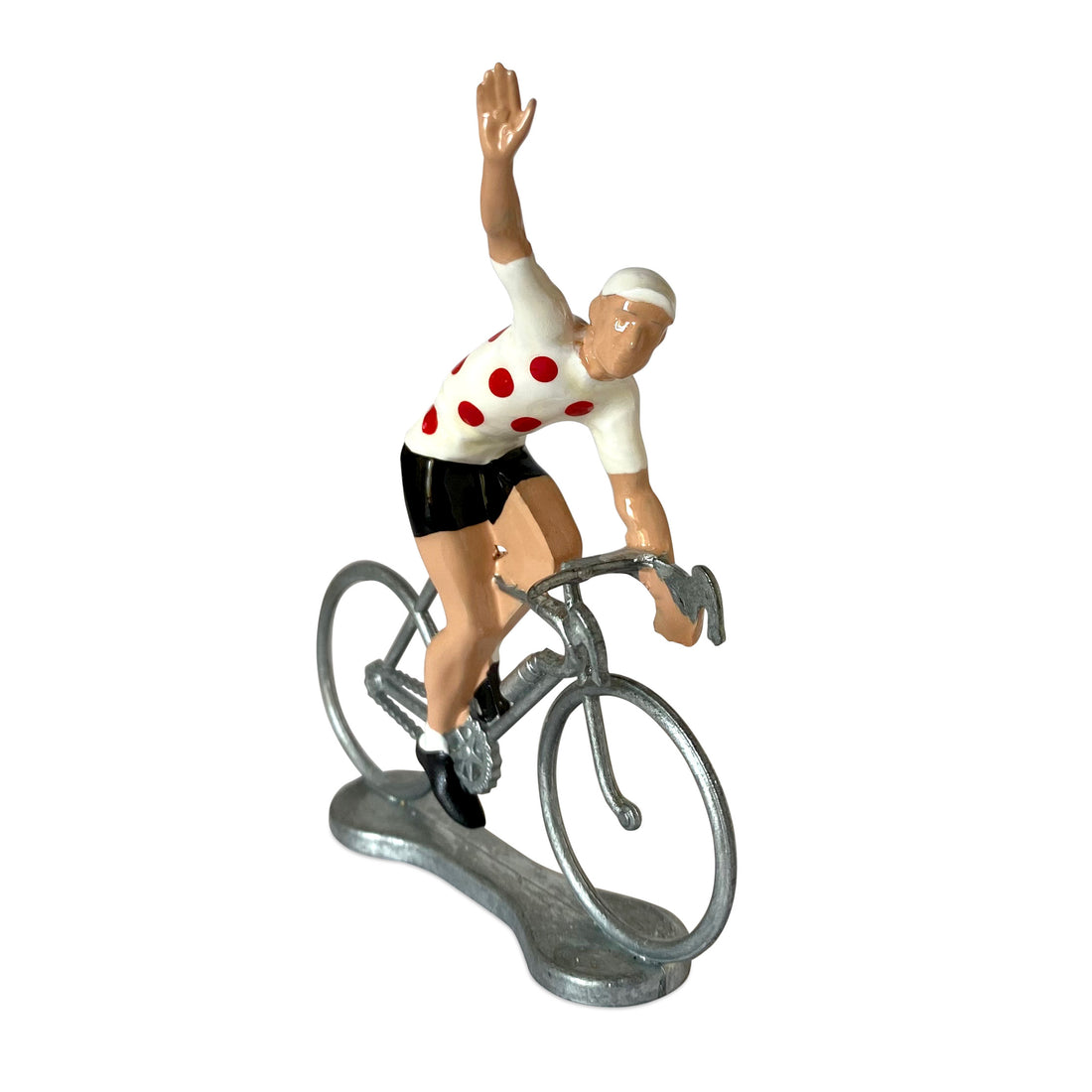 Miniatuur Wielrenner Winnaar Bolletjestrui│Bernard&Eddy│art. 303537│zijaanzicht