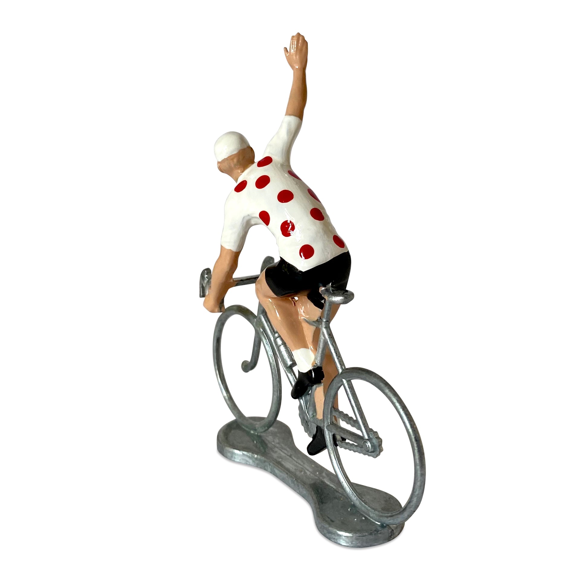 Miniatuur Wielrenner Winnaar Bolletjestrui│Bernard&Eddy│art. 303537│achterkant schuin