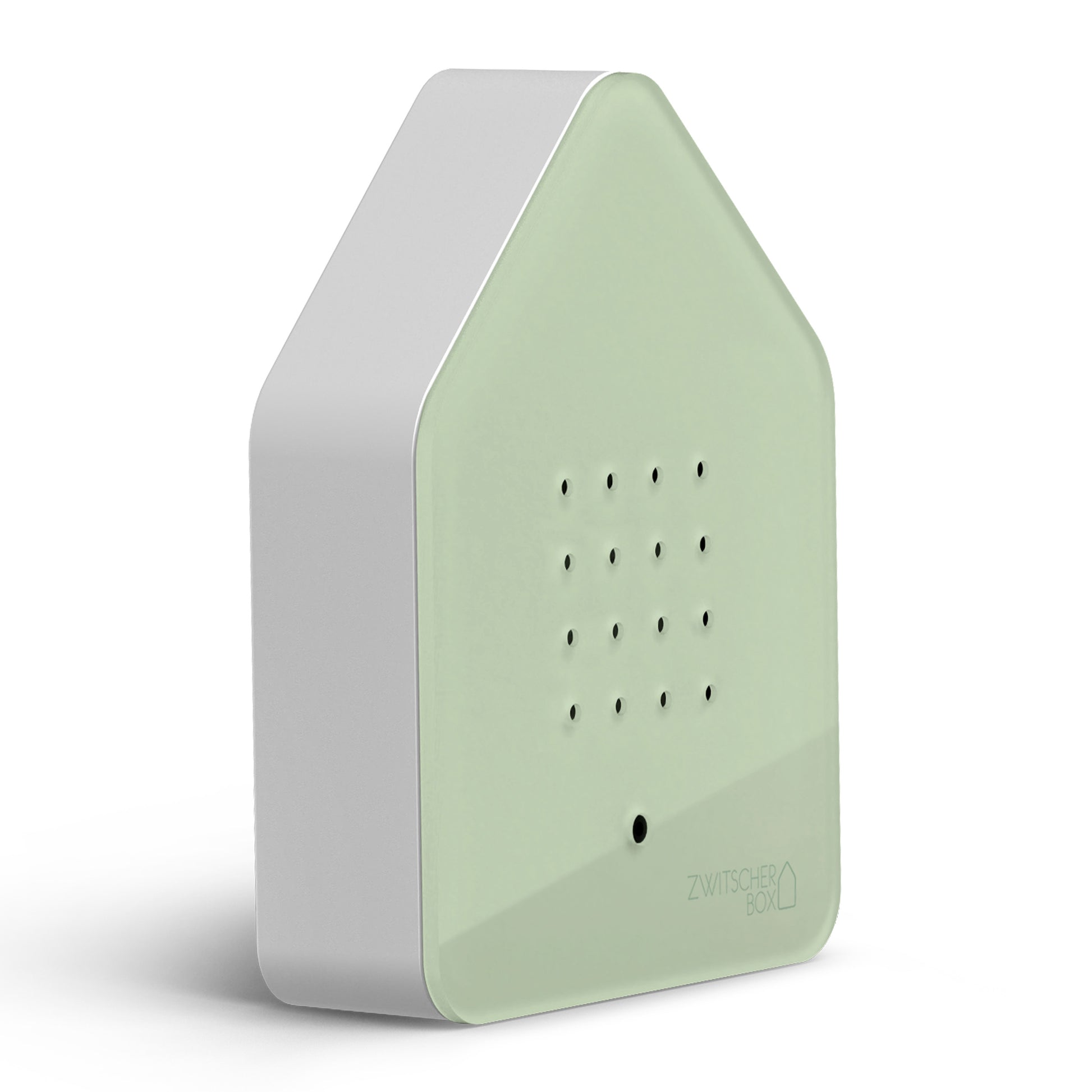 Zwitscherbox Classic Sage│art. 11ZBX0101019│zijkant schuin