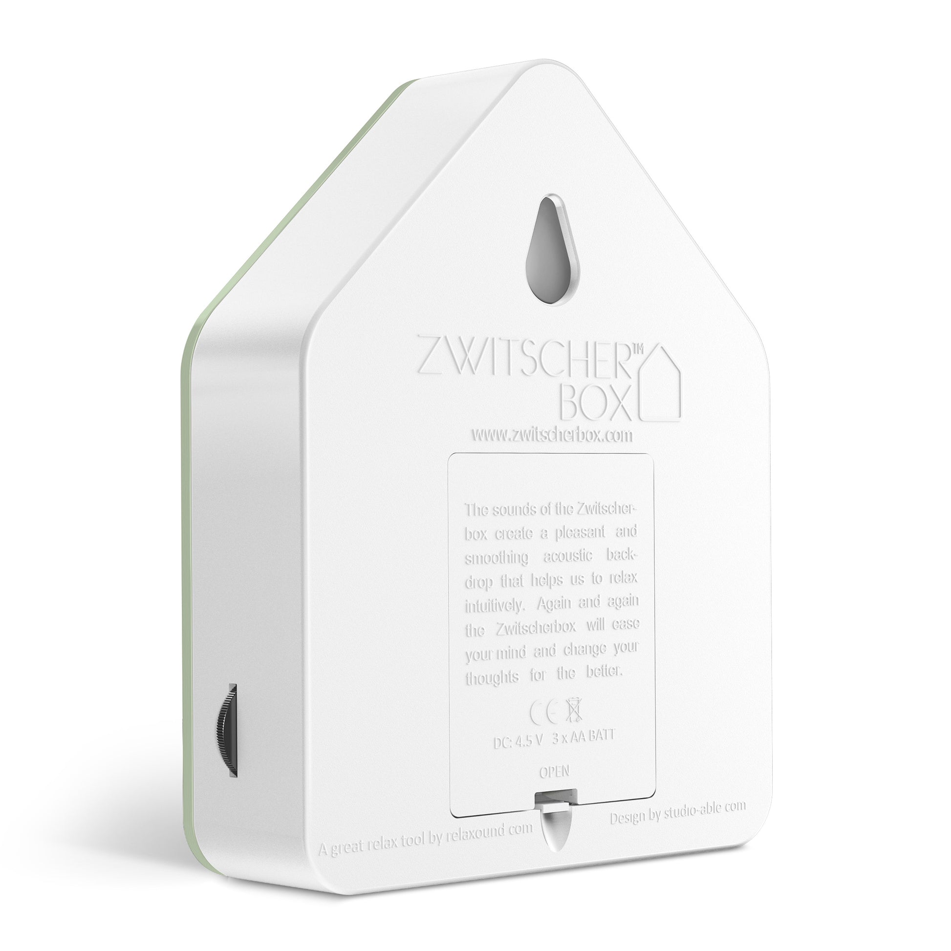 Zwitscherbox Classic Sage│art. 11ZBX0101019│achterkant