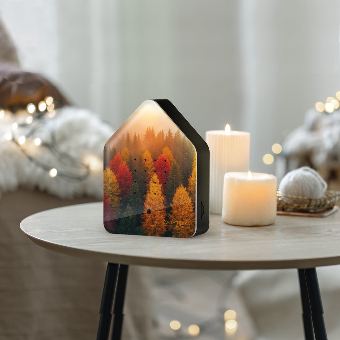 Zwitscherbox Limited Edition Golden Leaves│art. 11ZBX0301030│vooraanzicht schuin