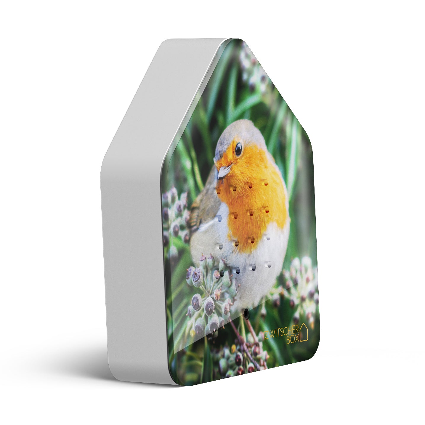 Zwitscherbox Limited Edition Roodborstje│art. 11ZBX0301018│zijkant schuin