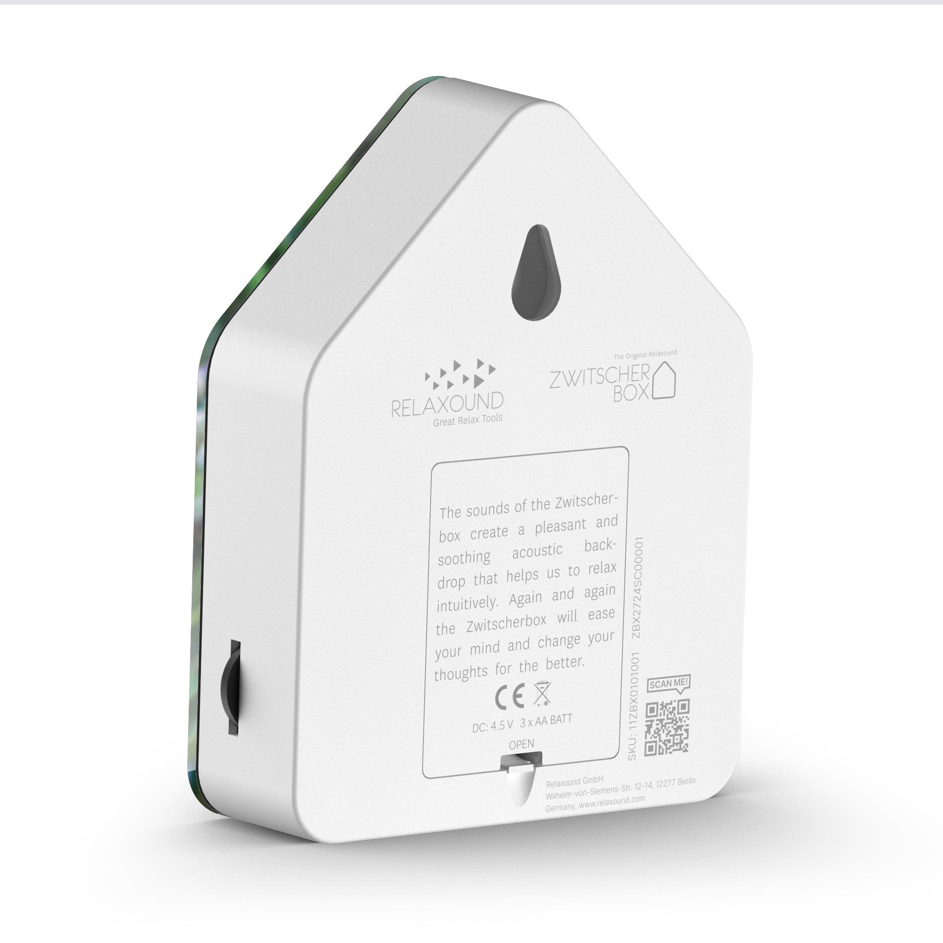 Zwitscherbox Limited Edition Roodborstje│art. 11ZBX0301018│achterkant