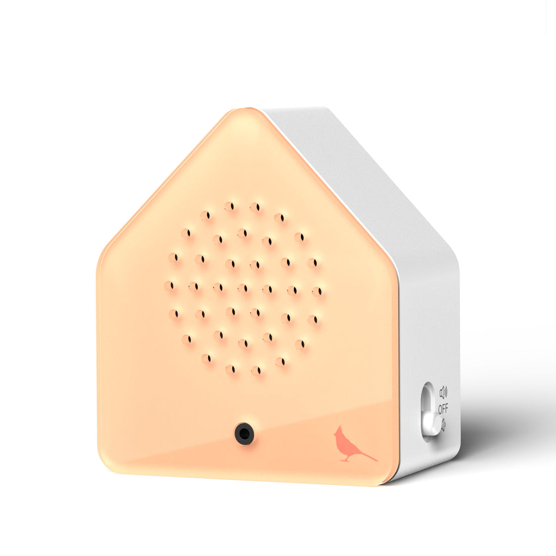 Satellitebox Rode Kardinaal Classic│Relaxound│art. 11SRC0101001│voorkant schuin
